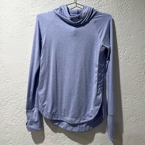 Athleta Heathered Lavender Long Sleeve Hoodie